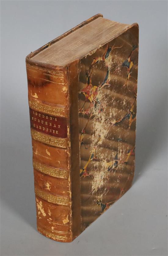 Loudon, J.C. - The Suburban Gardener, and Villa Companion ..., 1st edition, numerous wood engraved text